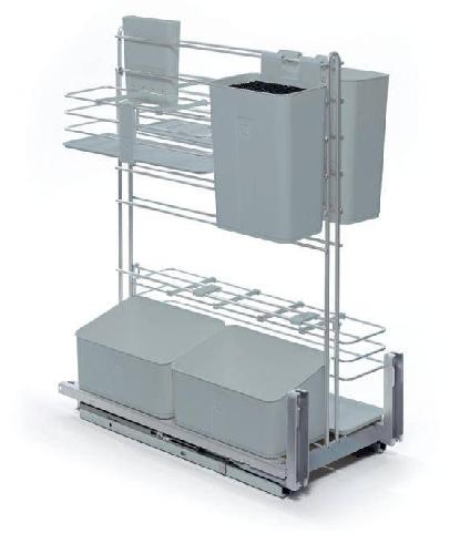 Висувний механізм з доводчиком Cooking AGENT 260 x 489 x 625 мм сірий 549.24.902