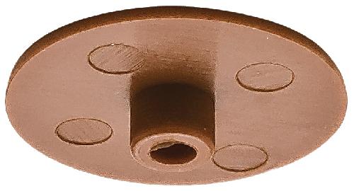 Заглушка стяжки MINIFIX D15мм коричнева D17мм 262.24.153