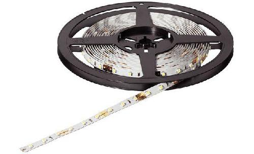 Стрічка LED BASIC 3528 - 120 9,6W/м 12V тепле біле світло 3000K 5м IP20 833.02.024