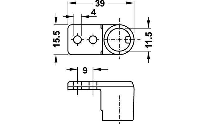 Релинги для Moovit стал. серые 500мм