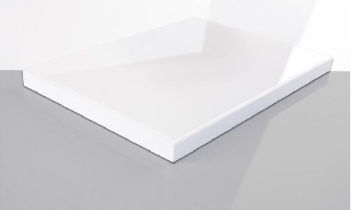 Crystaline панель+кромка Ультра білий  GL-001U 20мм 