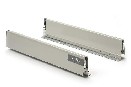 Комплект висувних шухляд ALTO 84/400 мм сірий 552.66.543