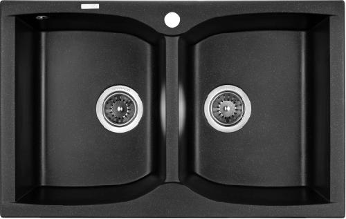 Мийка CORDOBA  black shine (780*500mm.)